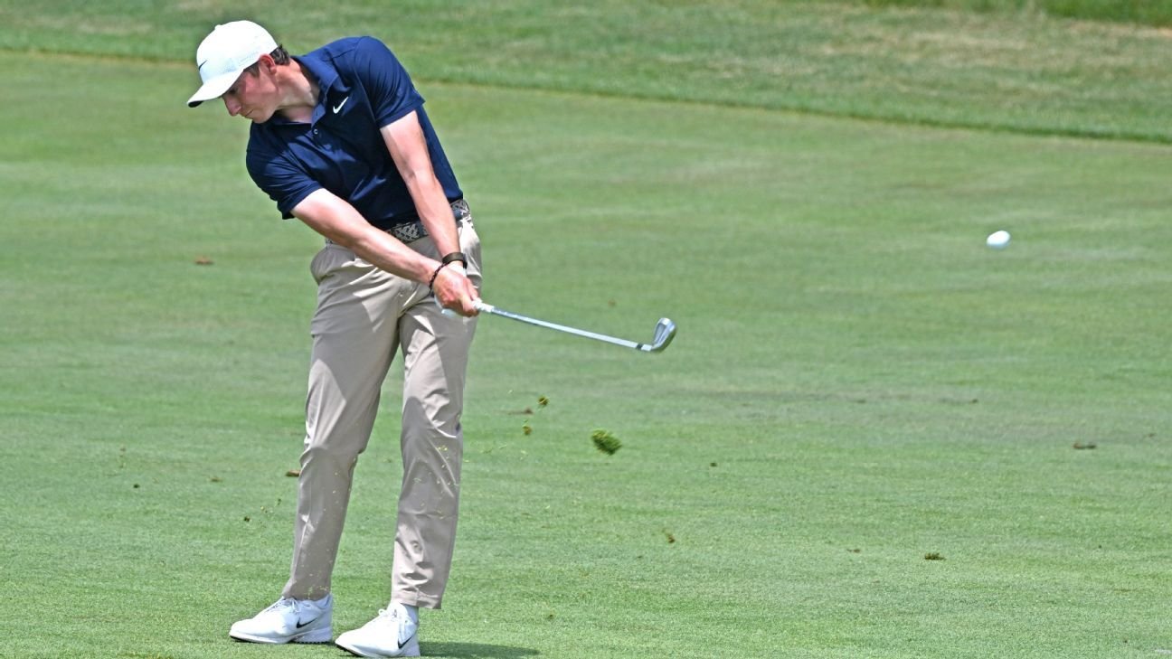 Ben James grabs a one-shot lead in professional debut at RBC Canadian Open