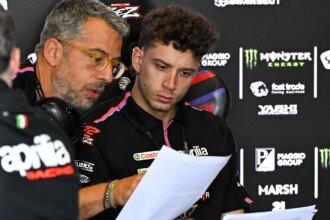Marco Bezzecchi, Sunday, 2026 Brno MotoGP.