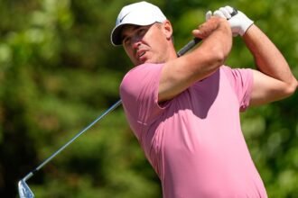 Brooks Koepka plays practice rounds ahead of US Open