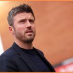 Michael Carrick arriving at Old Trafford for Manchester United vs Leeds