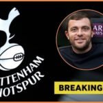 Spurs flag with Fabrizio Romano overlay