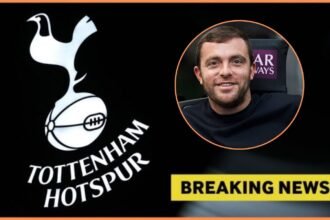 Spurs flag with Fabrizio Romano overlay