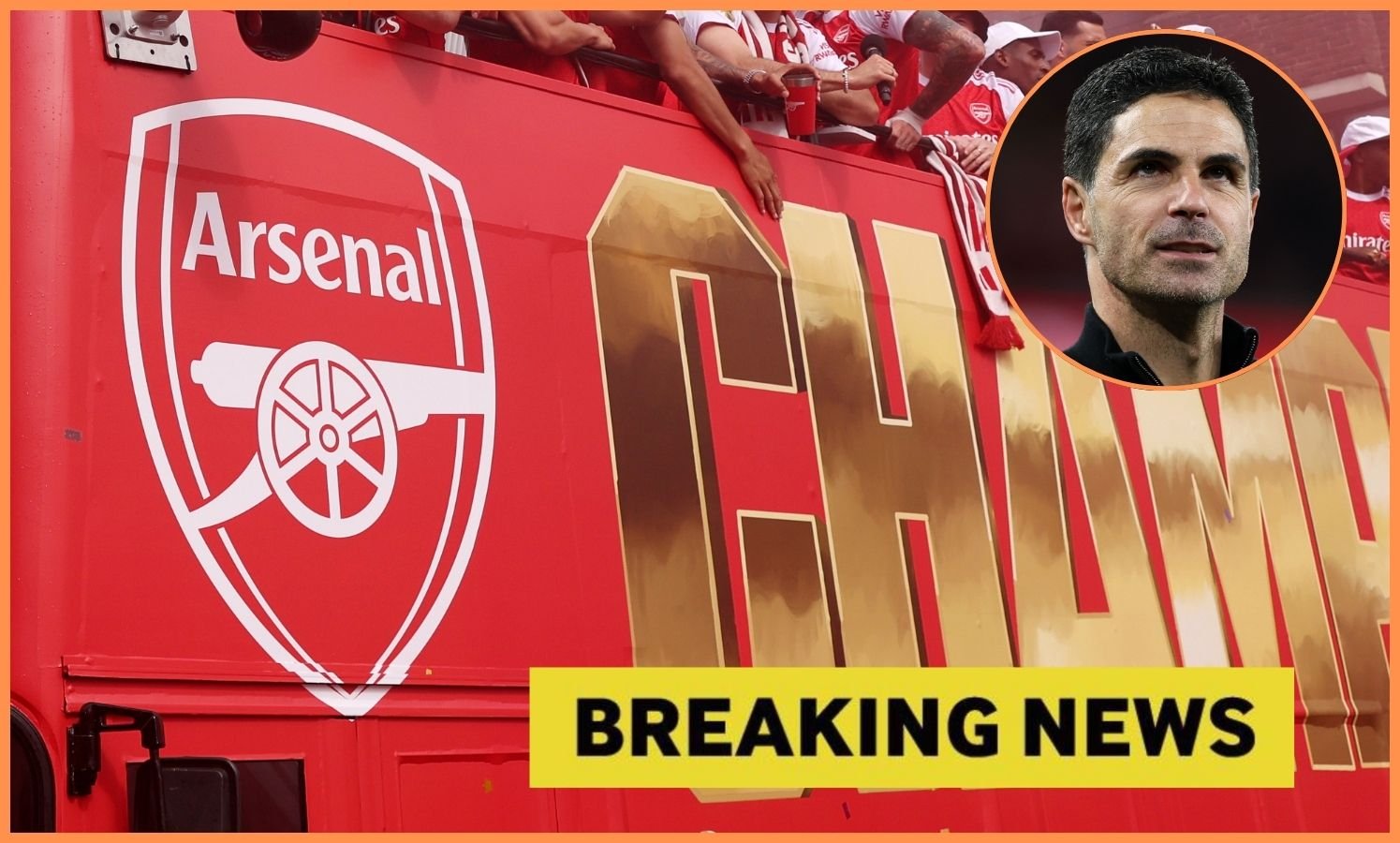 Arsenal title celebrations and Mikel Arteta