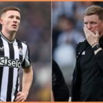 Elliot Anderson and Eddie Howe