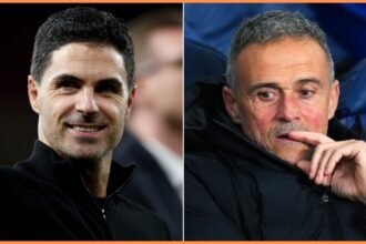 Mikel Arteta and Luis Enrique