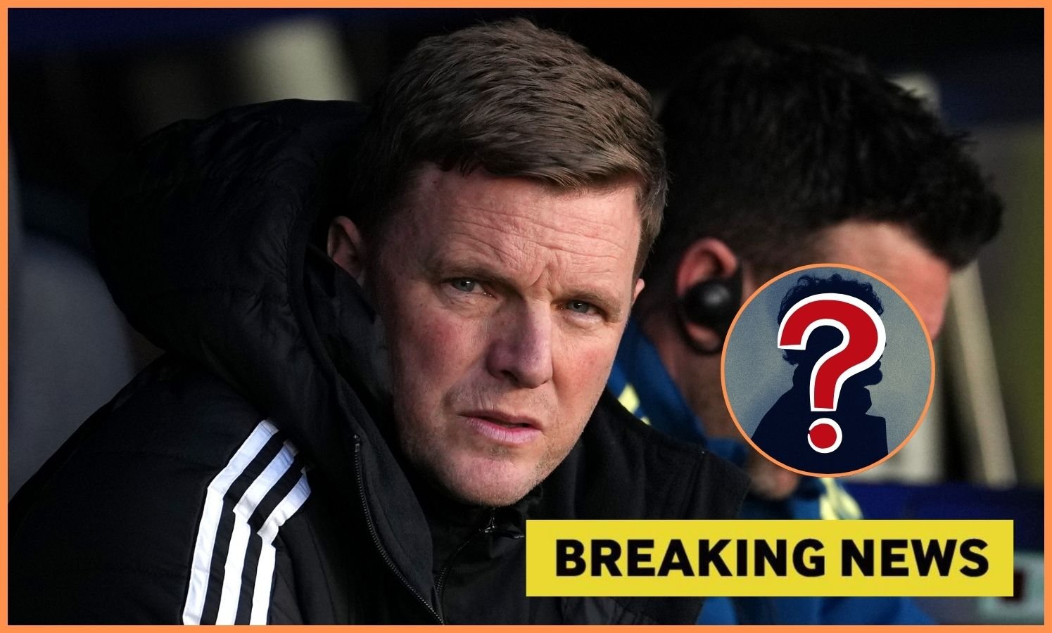 Newcastle manager Eddie Howe looks on during the defeat against Barcelona