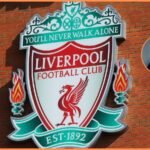 Liverpool FC logo at Anfield