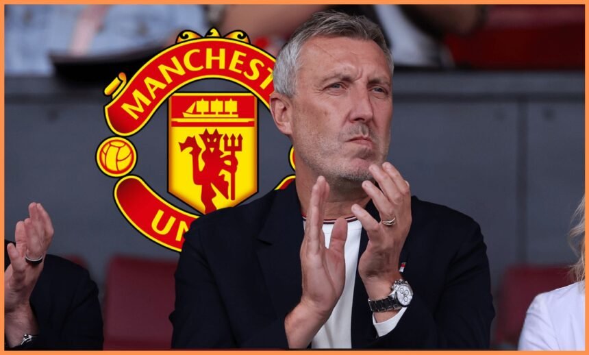 MANCHESTER, ENGLAND - AUGUST 09: Director of Football, Jason Wilcox looks on during the pre-season friendly match between Manchester United and ACF Fiorentina at Old Trafford on August 09, 2025 in Manchester, England.
