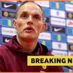 Thomas Tuchel at an England press conference