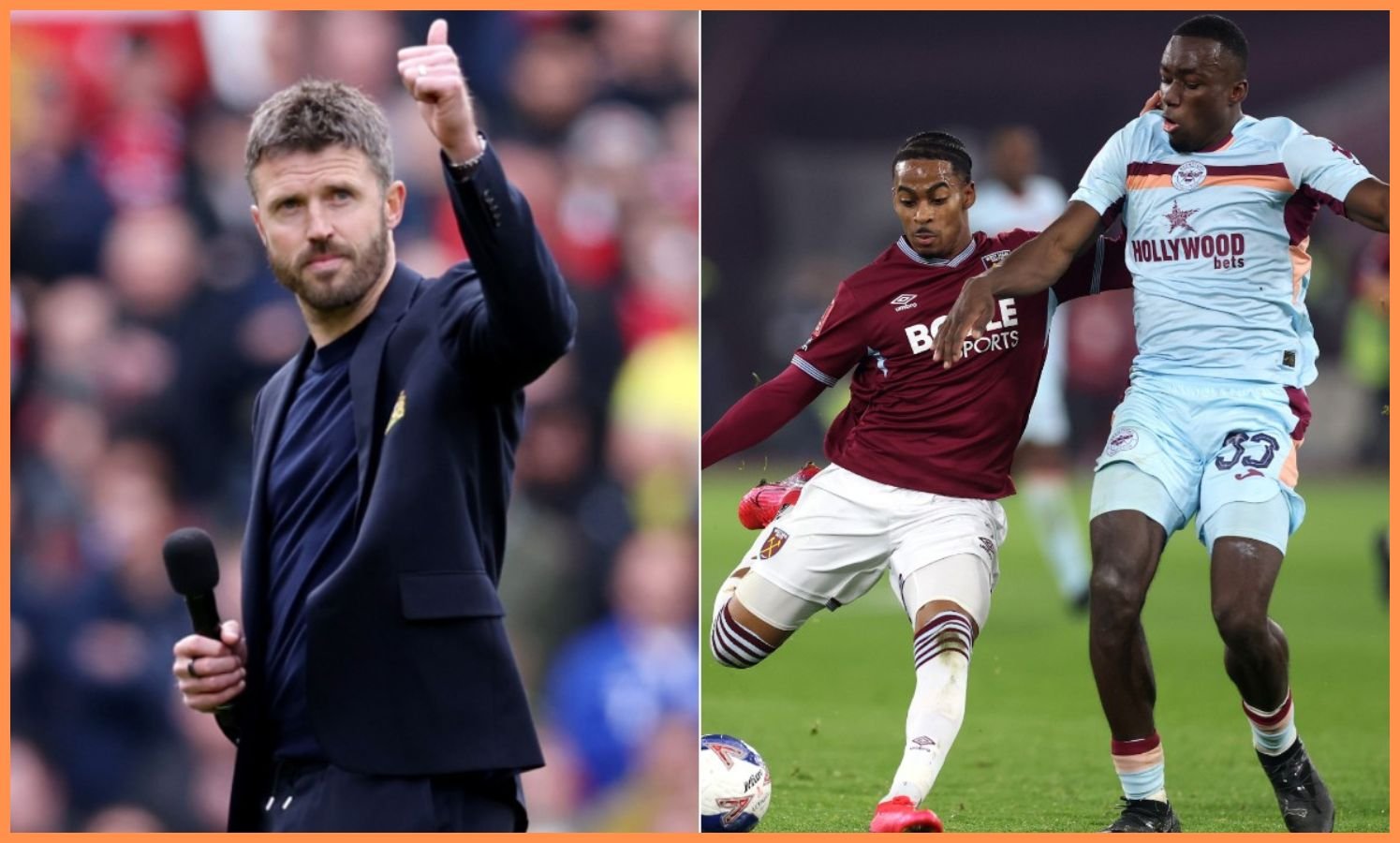 Michael Carrick and Crysencio Summerville