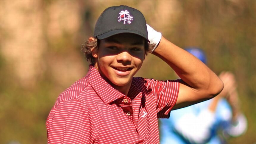 Charlie Woods once again qualifies for the U.S. Junior Amateur