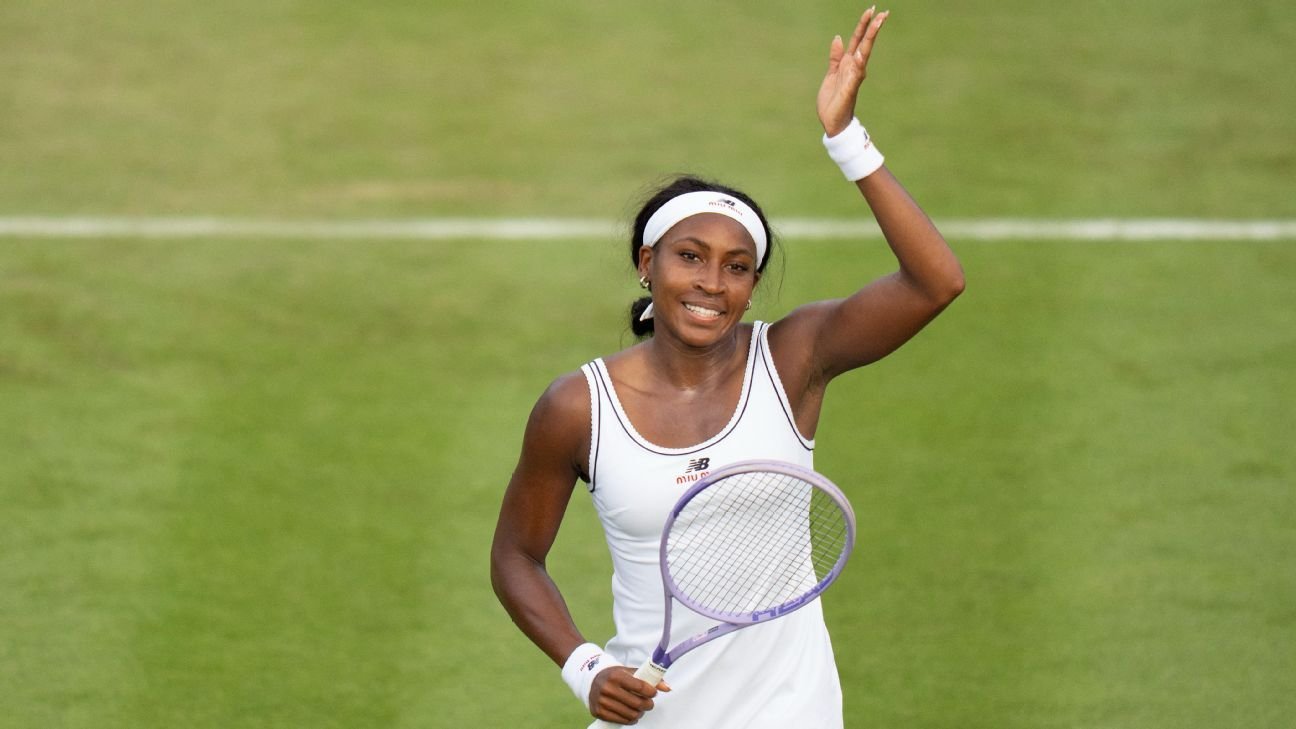 Coco Gauff and Aryna Sabalenka advance to Wimbledon second round