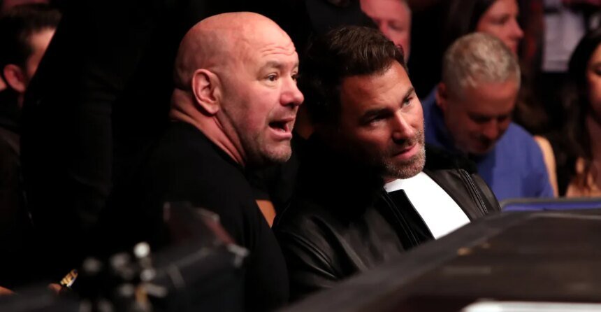 Dana White responds to Eddie Hearn's comments about Tom Aspinall: 'He looks stupid again'