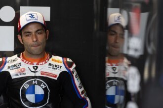Danilo Petrucci, 2026 Hungarian WorldSBK, pit box. Credit: Gold and Goose.