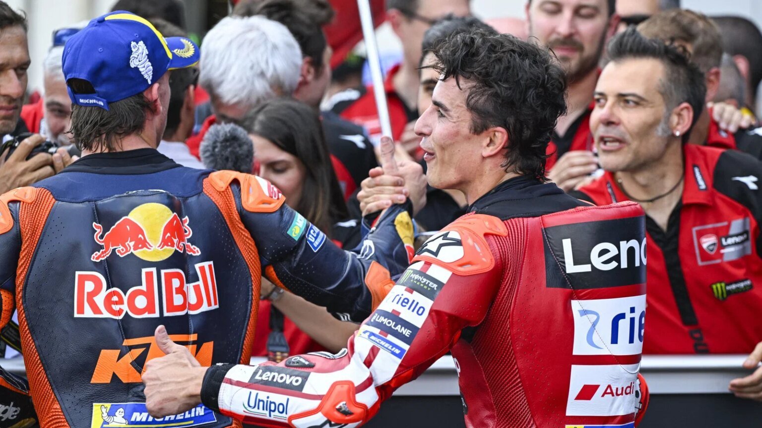 Marc Marquez, Pedro Acosta, 2026 Hungary MotoGP