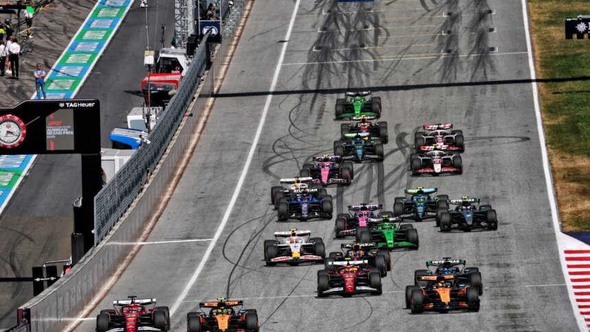 Start of the 2025 Austrian Grand Prix