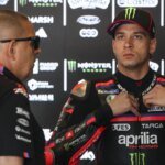 Marco Bezzecchi, 2026 MotoGP Czech Grand Prix, pit box. Credit: Gold and Goose.