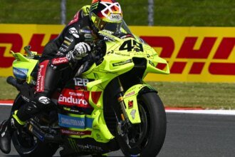 Fabio Di Giannantonio, 2026 MotoGP Dutch Grand Prix, practice start. Credit: Gold and Goose.