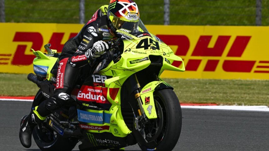 Fabio Di Giannantonio, 2026 MotoGP Dutch Grand Prix, practice start. Credit: Gold and Goose.