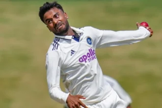 Manav Suthar stuns on India debut