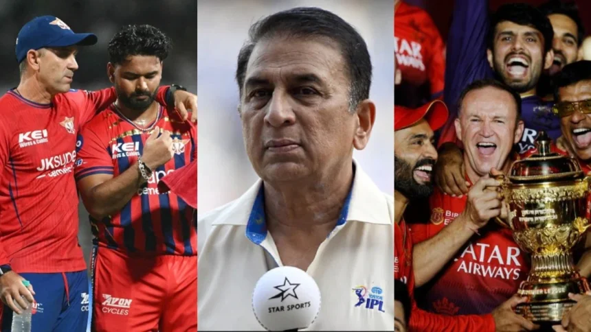 Sunil Gavaskar react to Rishabh Pant