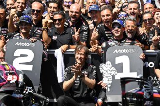 Marco Bezzecchi, Jorge Martin, Aprilia, 2026 Italian MotoGP.