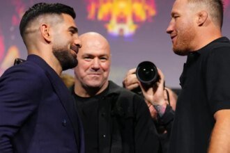 Ilia Topuria hits back at Justin Gaethje's father calling him 'short guy' before UFC Whitehouse fight
