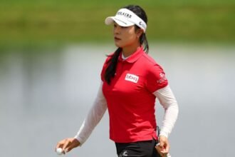 Ina Yoon ties women's PGA record with 63, leads by 2 strokes