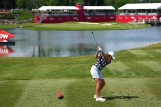 Inkster is the oldest person to acquire an interest in the Dow. Korda team comes from behind with a 2 stroke lead.