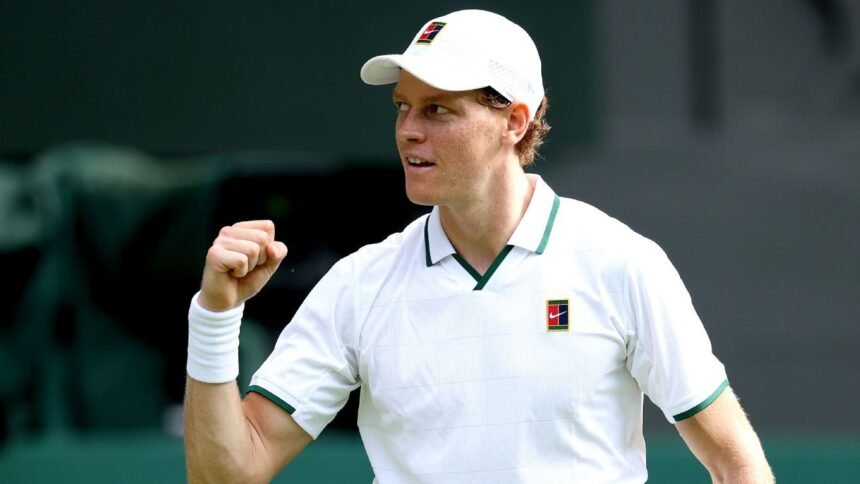 Jannik Sinner begins defense of Wimbledon title with five-set win