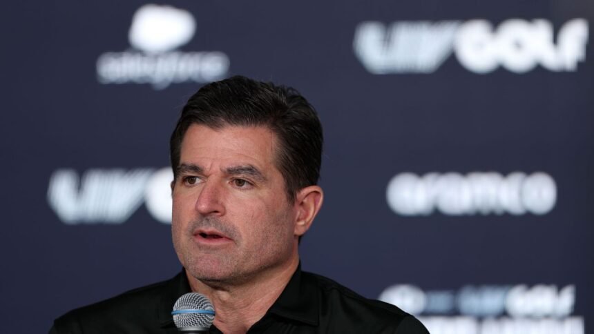 LIV Golf CEO does not guarantee holding of final 4 tournaments in 2026
