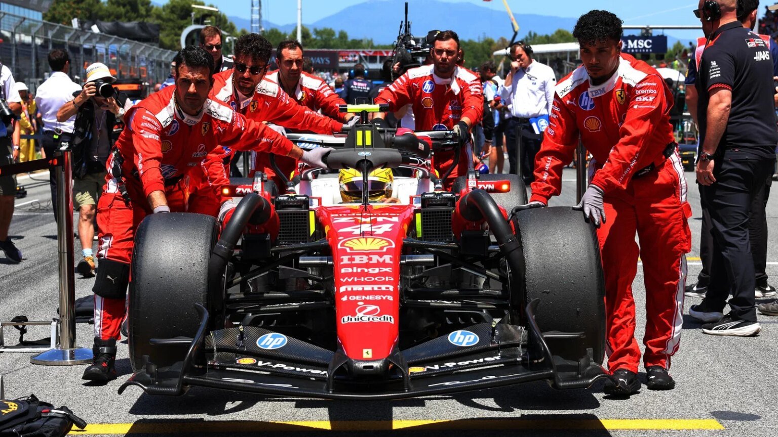 Hamilton scored a memorable first win for Ferrari