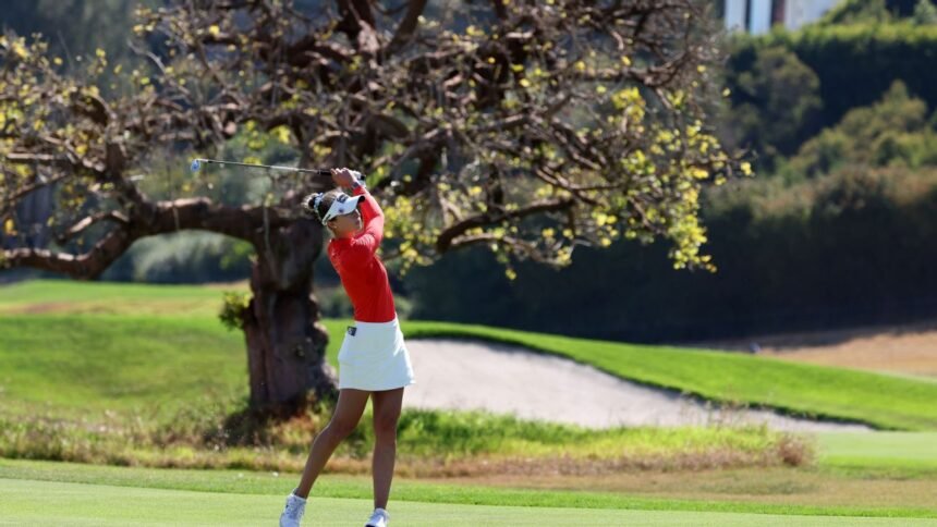 Late birdie puts Nelly Korda in a tie with Kim Sei-young at Riviera
