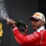 Hamilton celebrates in Monaco
