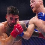 Manuel Torres reacts to Justin Gaethje's stoppage of Ilya Topria at UFC White House, explains why result 'worked out for me'