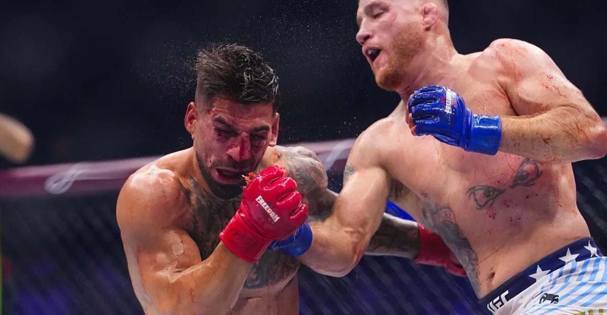 Manuel Torres reacts to Justin Gaethje's stoppage of Ilya Topria at UFC White House, explains why result 'worked out for me'