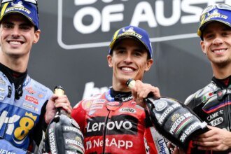 Fermin Aldeguer, Marc Marquez, Marco Bezzecchi, MotoGP 2026.