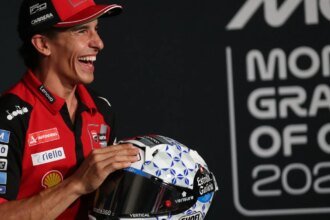 Marc Marquez, 2026 MotoGP Czech Grand Prix, press conference. Credit: Gold and Goose.