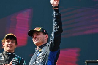 Verstappen celebrates in Austria
