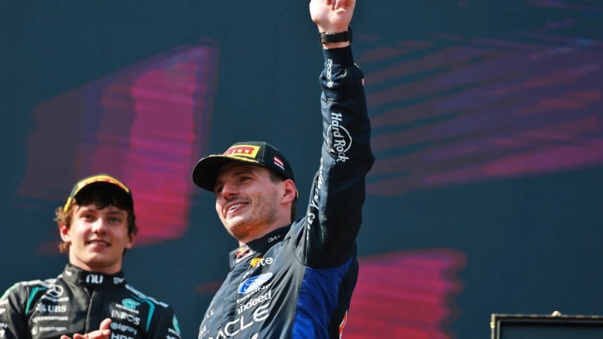 Verstappen celebrates in Austria