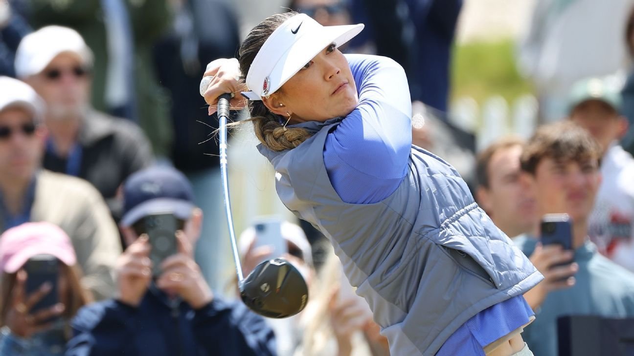Michelle Wie West attends U.S. Women's Open for family