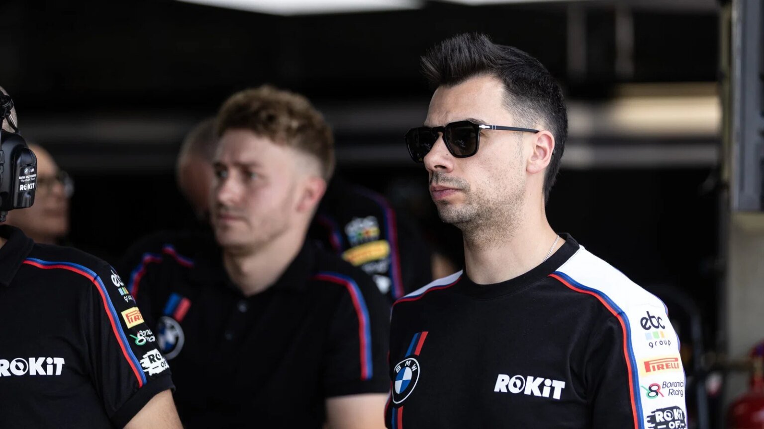 Miguel Oliveira, 2026 Aragon WorldSBK, pit box. Credit: Gold and Goose.
