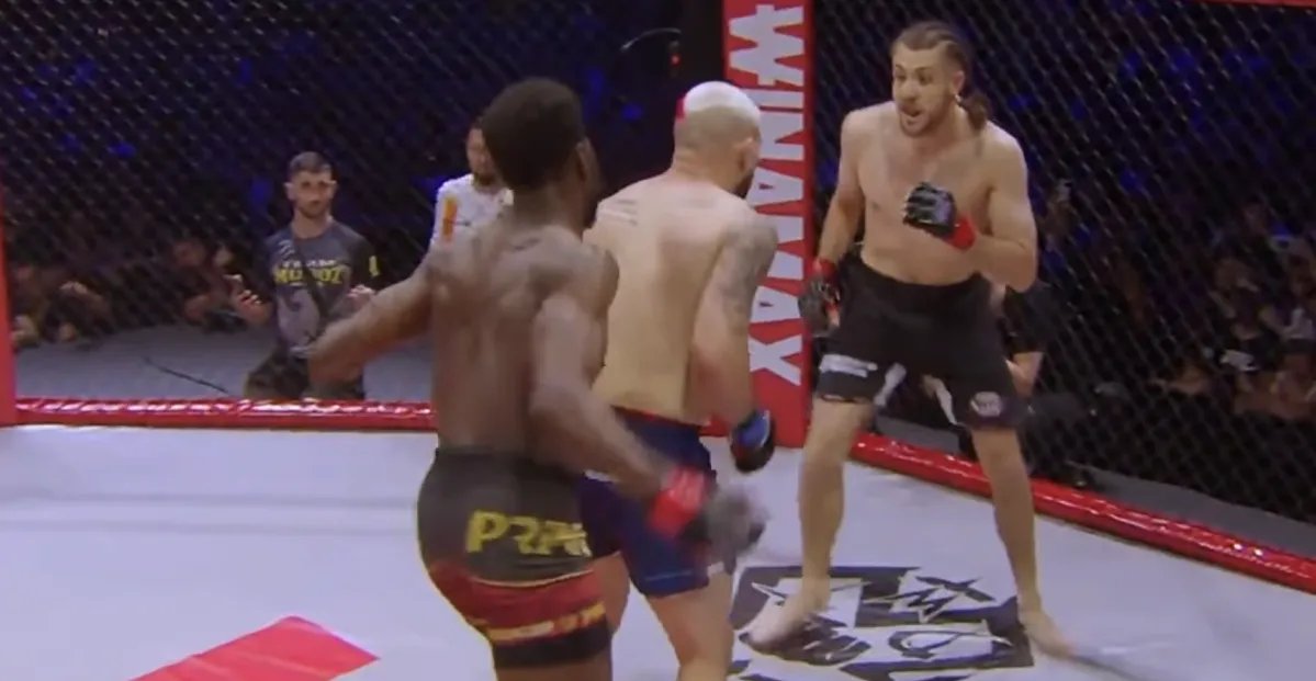 Missed Fist: 5-man free-for-all fighter suffers brutal blindside KO loss