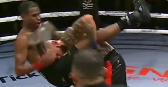 Missed Fist: Julian Lane gets disqualified immediately after scoring a takedown against BKFC