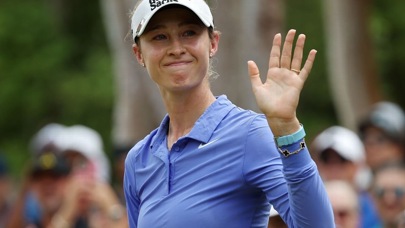 Nelly Korda aims for third straight major win at Women's PGA
