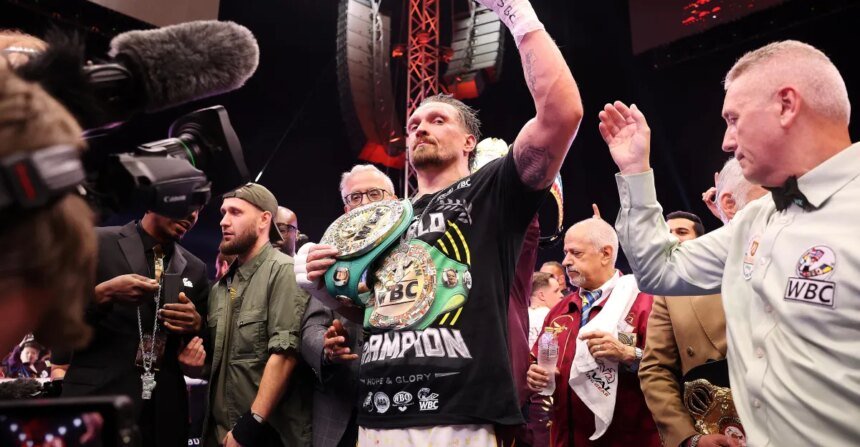 Oleksandr Usyk announces he will give up all three titles in shocking career update