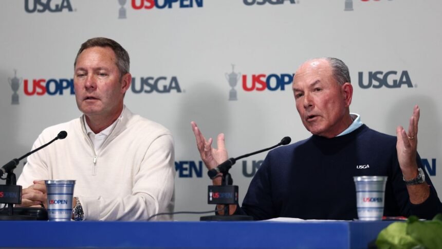 Organizers adjust US Open course to suit wind, 'injection'