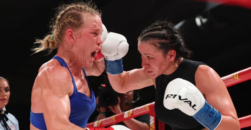 Protesters score points after Holly Holm loses close decision to Stephanie Hung in championship rematch