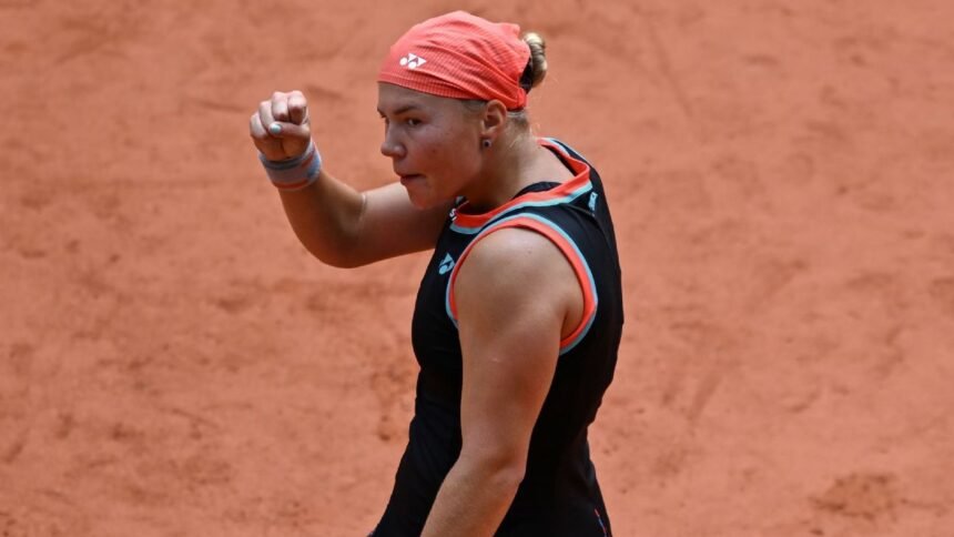 Schneider dominates top-ranked Sabalenka in French Open quarterfinals