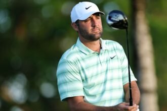 Scottie Scheffler scouts Sinek Hills ahead of US Open